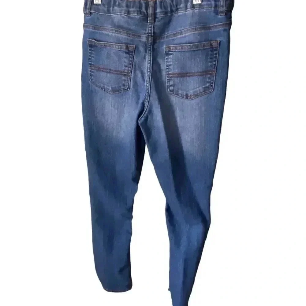 Oshkosh B’gosh size 12R skinny jeans with adjustable waist and snap closure EUC
